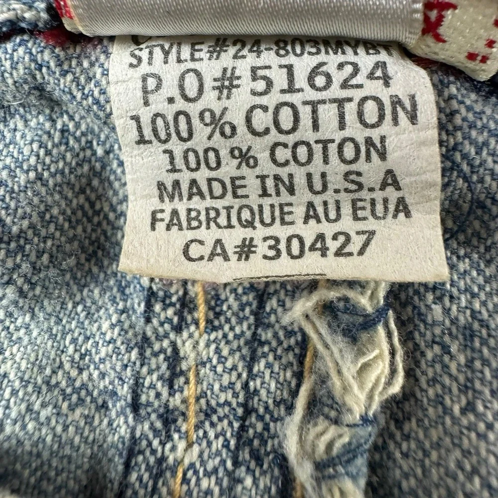 True Religion Billy Super T Jeans Mens 40x33 Blue Made‎ USA Distressed Bootcut